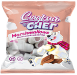Сладкий снег Marshmallows со вкусом молочного шоколада 70гр*22шт Витек оптом