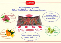 Мелли Карамелли фруктовый микс1,1кг*4шт (4,4кг) Далматово